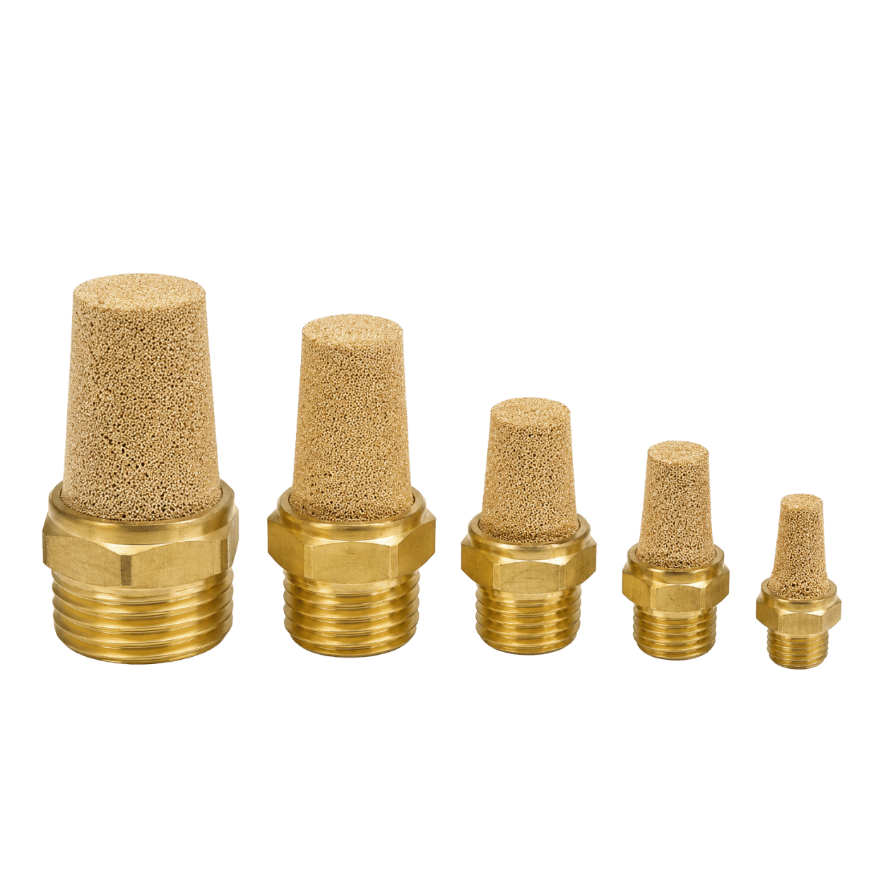 Schalldämpfer aus Sinterbronze M5